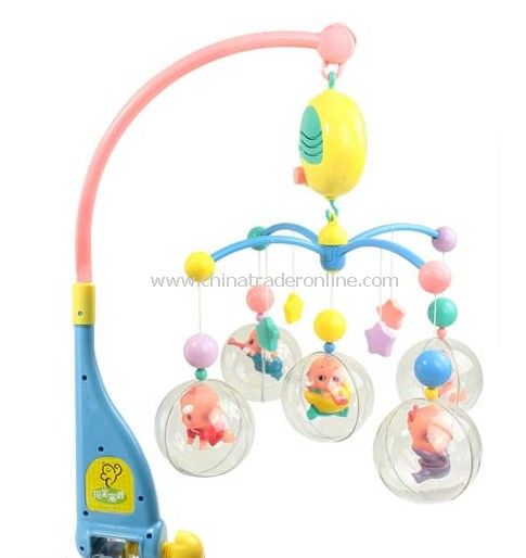 Hanging music rotating toy with light