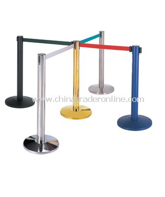 RETRACTABLE BELT STANCHIONS/DOME BASE