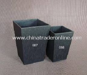 SYNTHETIC LEATHER DUSTBIN WITHOUT INNER BIN