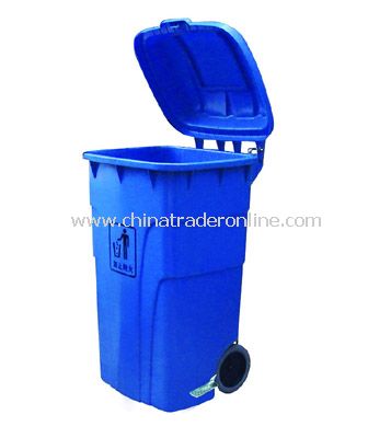PLASTIC FOOT CONTROL SOLID GARBAGE CAN