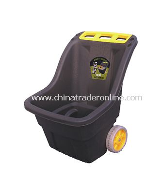 PLASTIC OUTDOOR GARBAGE CAN WITH 2 WHEELS from China