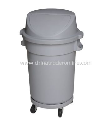 PLASTIC WHEELED  GARBAGE CAN