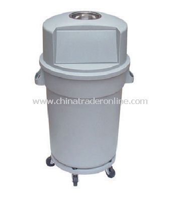 PLASTIC WHEELED GARBAGE CAN