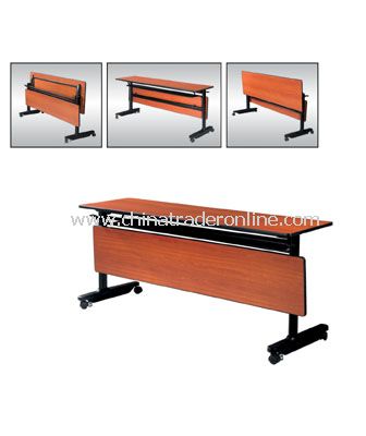 BANQUET FOLDABLE RECTANGULAR TABLE WITH ADAPTABLE PANEL from China