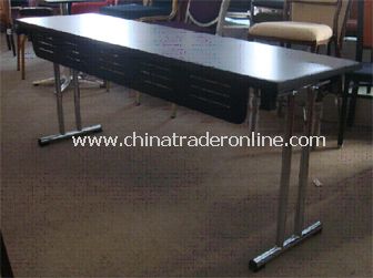 BANQUET FOLDABLE RECTANGULAR TABLE WITH ADAPTABLE PANEL from China