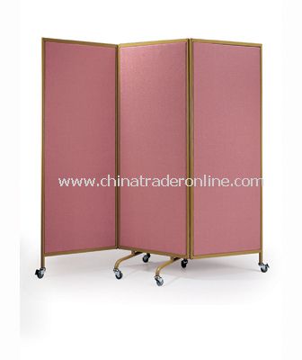 TRI-FOLD PARTITION WITH 50MM WHEELS