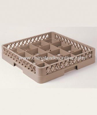 16 COMPARTMENT GLASS RACK