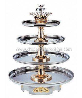 4-TIERS BUFFET REVOLVING STAND