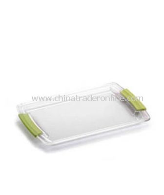 ACRYLIC  TRAY WITH PC HANDLE from China