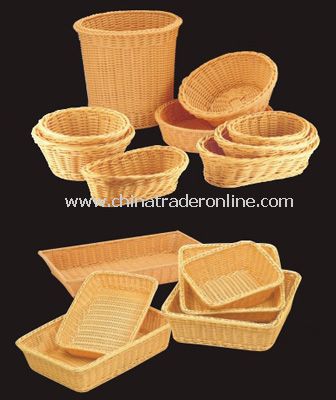 POLYPROPYLENE RATTAN WICKER BASKET