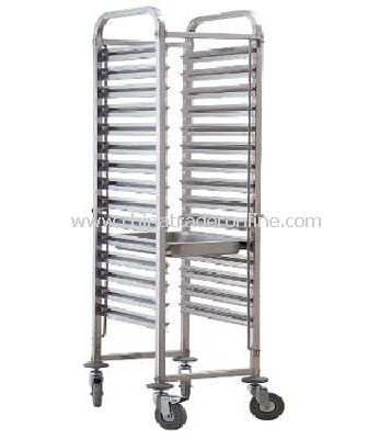 TRAY RACK TROLLEYS/OPEN SHEET PAN&TRAY RACK FOR 16 PANS 1/1 from China