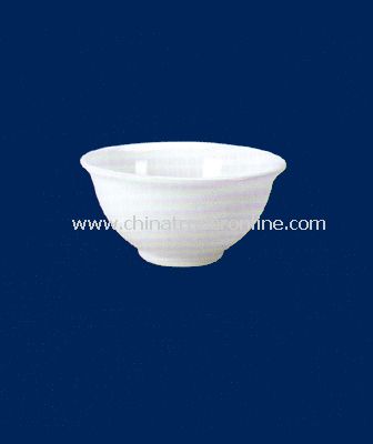 WHITE PORCELAIN SOUP BOWL