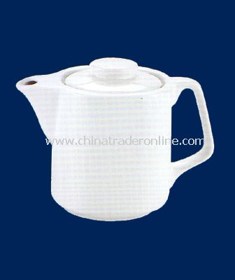 WHITE PORCELAIN TEAPPOT