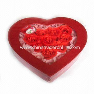 28-piece Rose Shaped Soap in Gift Box, Suitable for Valentines and Mothers Day Gift