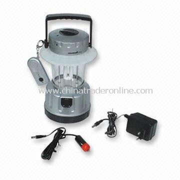 7W Rechargeable Lantern with Remote Control and Cigarette Adapter from China