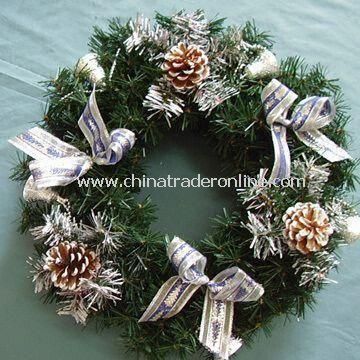 Artificial Wreath, Ideal for Christmas Decorations, with High Quality and Reasonable Price from China