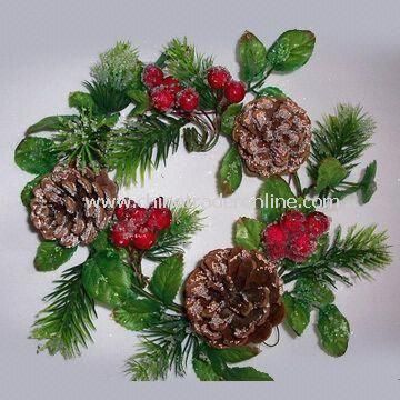 Artificial Wreath for Christmas, with High Quality and Reasonable Price