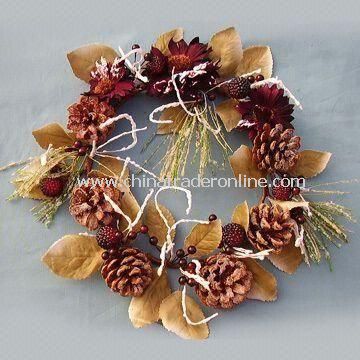 Artificial Wreaths with Competive Price, Various Color and Size are Available from China