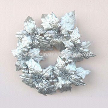 Handmade Artificial Wreath, Suitable for Home/Christmas Decorations, Customized Designs are Welcome from China