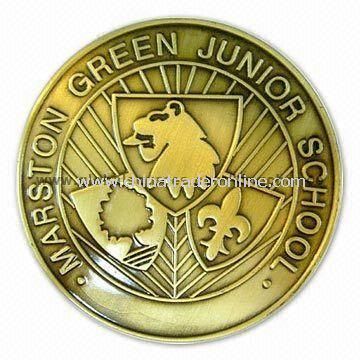 Memorial Coin, Customized Coins are Available, Made of Copper, Bronze, Iron, or Zinc Alloy from China