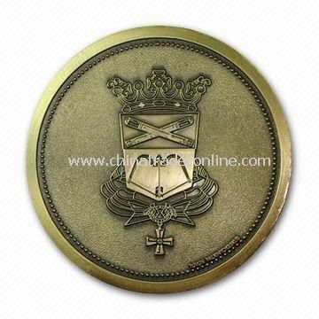 Memorial Souvenir Metal Coin, Suitable for Promotional Purposes, with 2D or 3D Surface from China