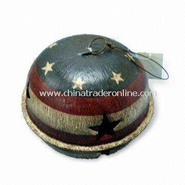 Metal Bell Ornament, for Thanksgiving or American National Day Decoration