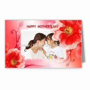 Mothers Day Greeting Card, Measures 12.5 x 17.8cm, Customized Designs are Accepted