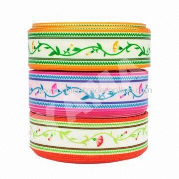 Mothers Ribbons with Printing, Made of Polyester, Suitable for Mothers Day Decorations