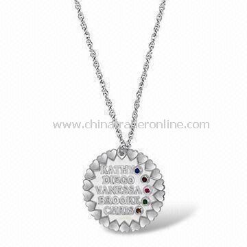 Pendant Necklace, Special Gift for Mothers Day, Made of Alloy