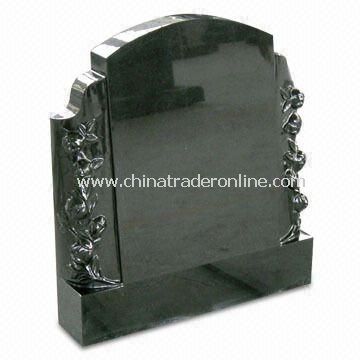Shanxi Black Tombstone and Monument for Memorial, Available in Different Styles and Treatments from China