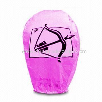 Sky Lantern, Made of 100% Biodegradable Material, Suitable for Various Occasions from China