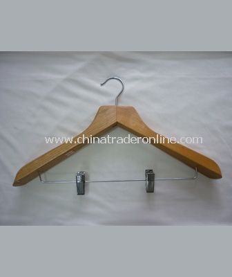 SUIT HANGER WITH CLIPS from China