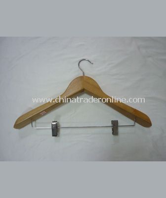 SUIT HANGER WITH CLIPS from China