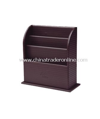 SYNTHETIC LEATHER MAGAZINE HOLDER from China