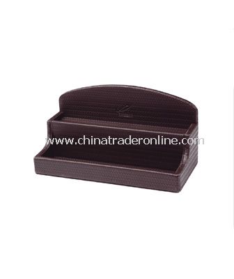 SYNTHETIC LEATHER SERVICE TRAY from China