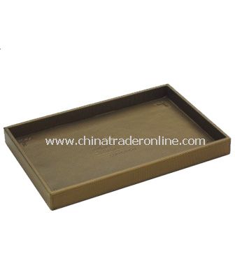 SYNTHETIC LEATHER SERVICE TRAY