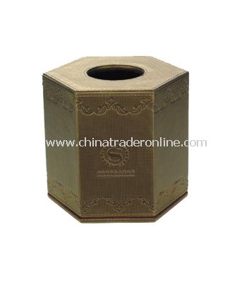SYNTHETIC LEATHER TISSUE BOX
