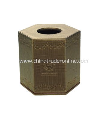 SYNTHETIC LEATHER TISSUE BOX from China