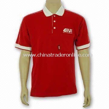 Golf Apparel, Made of 100% Cotton, Customized Logos are Welcome from China