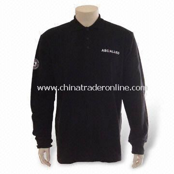Mens Golf Shirt, Made of 100% Pre-shunk Cotton, 220gsm, Available in Different Colors from China