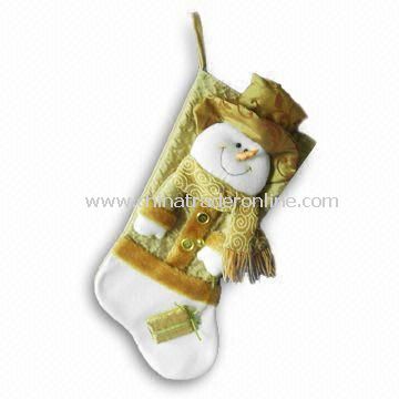 20-inch Coffee Colored Christmas Stockings