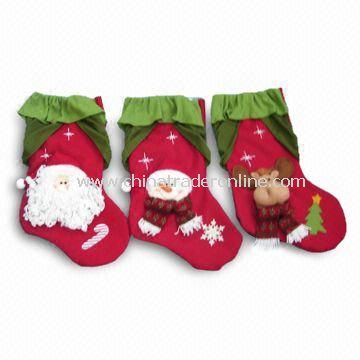 21-inch Red/Green Christmas Stockings