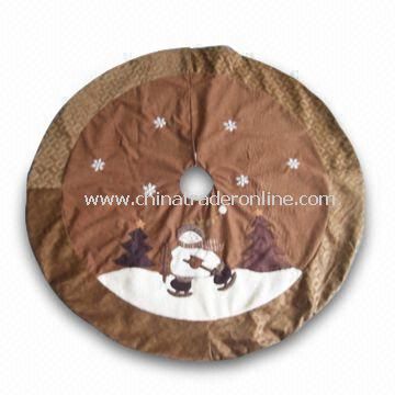 42-inch Christmas Tree Skirt, Available in Gray from China