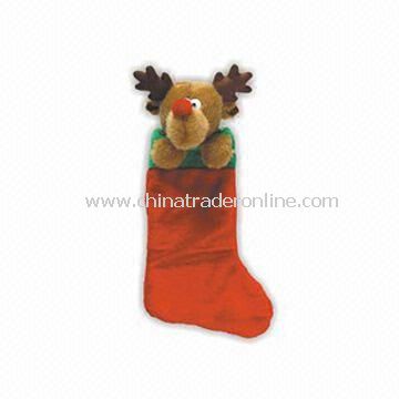 45cm Christmas Stocking, Available in Red from China