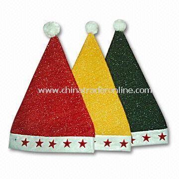 Christmas Hats, Customized Logos are Accepted, Available in Various Sizes