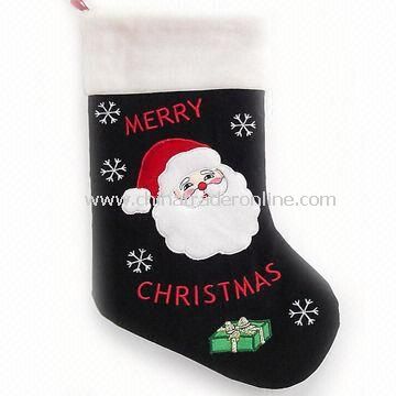 Christmas Stocking, Made of Cotton from China