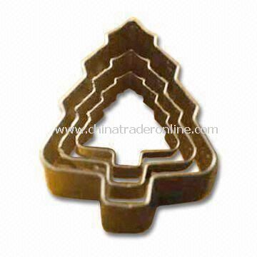 Christmas Tree Cake Mold with 10pcs Set, Measures Ø23 x 2cm from China