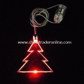 Christmas Tree Flashing Necklace, OEM and ODM Orders are Accepted