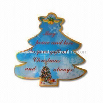 Christmas Tree Fridge Magnet, Customized Designs are Accepted, OEM Orders are Welcome