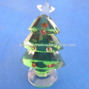 Crystal figurine for Christmas and Gifts, Christmas Tree Shaped from China